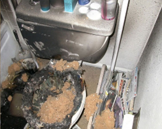 Fire Results in Water Loss