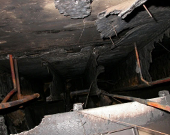 Propane Leak Causes Damage